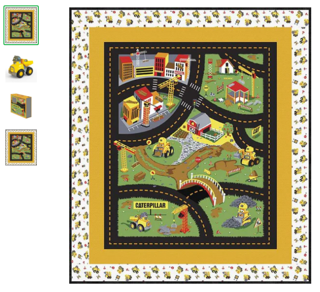 The CAT Junior Crew™ Quilt Boxed Kit with toy truck